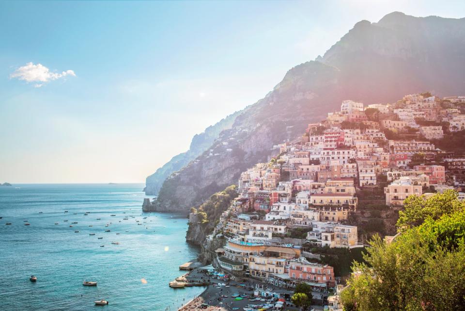 Positano, on Italy's Amalfi Coast - Getty