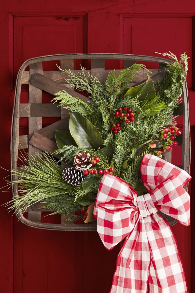 DIY Basket Wreath