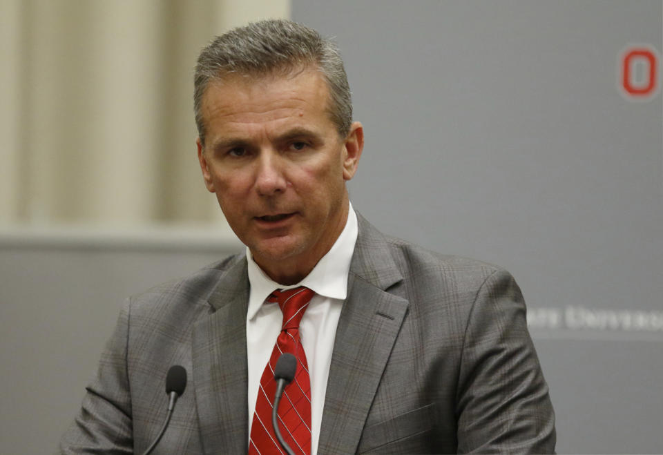 Urban Meyer finally managed to give Courtney Smith an apology on Friday. (AP)