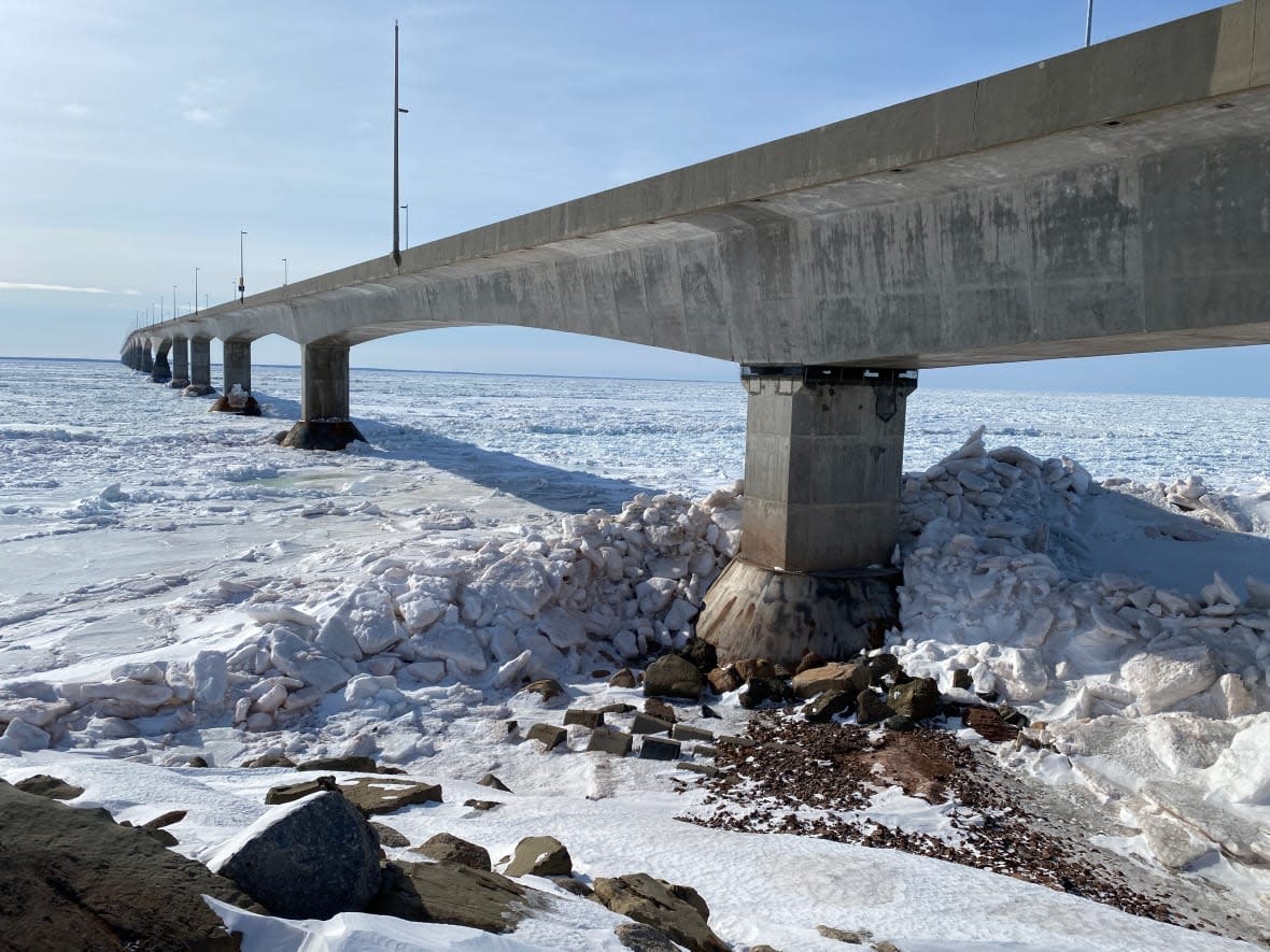 In a letter sent Dec. 9, P.E.I. Premier Dennis King asked the federal government to form a working group to discuss lowering the cost of the both the bridge and the ferry to $20. (Kirk Pennell/CBC - image credit)