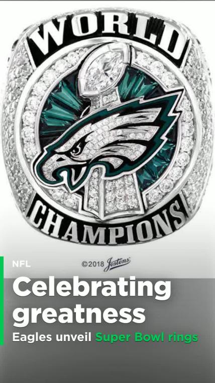 Eagles unveil Super Bowl rings