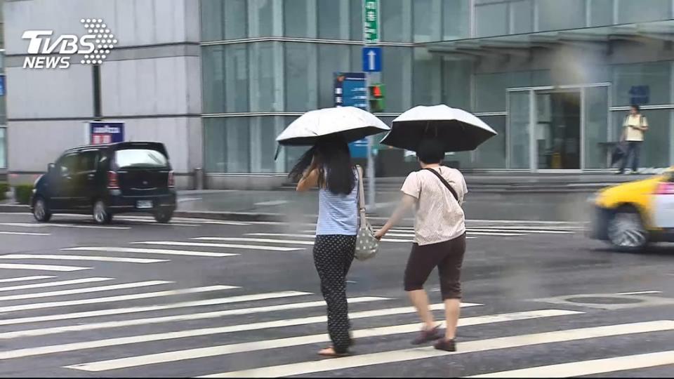 東北風影響，北北基慎防大雨。（圖／TVBS）