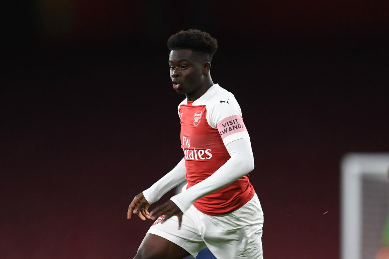 Highly-rated: Bukayo Saka could start against Qarabag: Arsenal FC