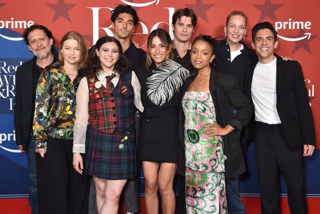 <p>Gregg Deguire/January Images/Shutterstock</p> Red, White & Royal Blue cast at a screening