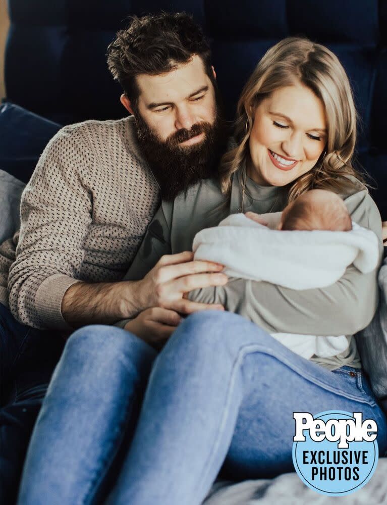 Jordan Davis with wife Kristen and daughter Eloise | Steph Sorenson