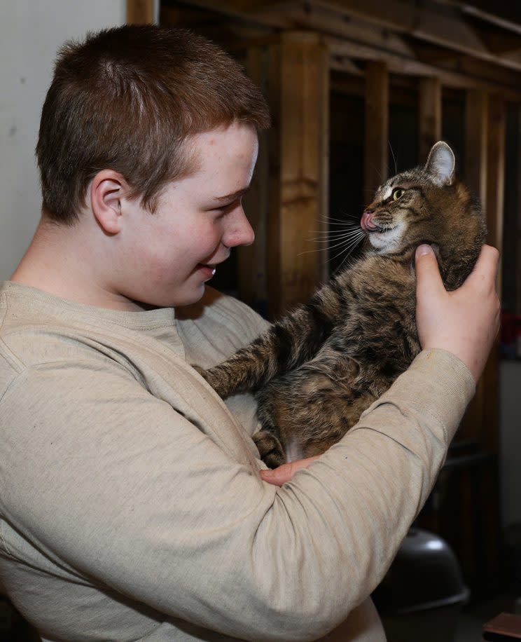 Max Bedard, an 8th grader who has autism, was turned away at a school dance. (Photo: Carl Russo/Eagle Tribune)