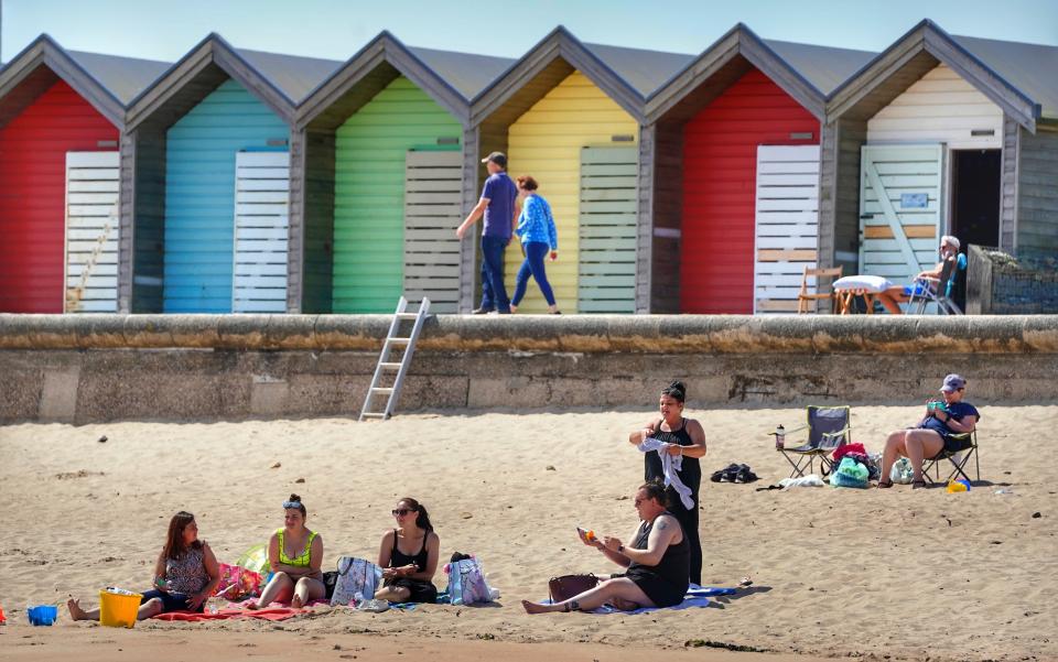 People headed for the beaches as the mercury soared across the UK (Owen Humphreys/PA) (PA Wire)