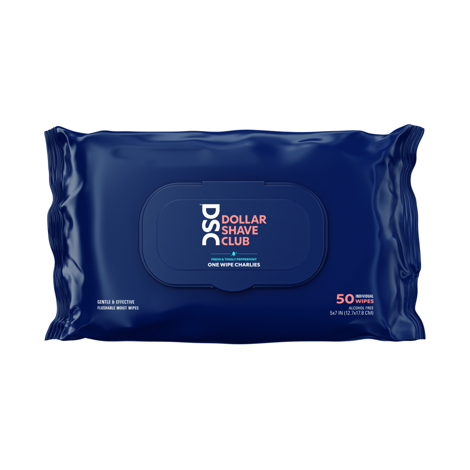 Dollar Shave Club One Wipe Charlies Butt Wipes; best body wipes, body and face wipes