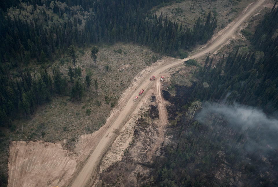 PHOTOS: B.C. wildfires choke western Canada in smoke