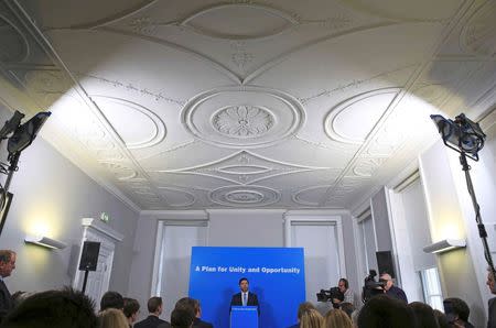 Britain's Work and Pensions Secretary, Stephen Crabb, speaks at a news conference in London, Britain June 29, 2016. REUTERS/Paul Hackett