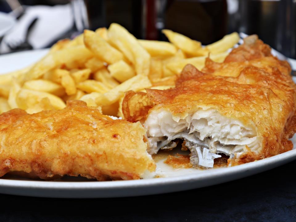 fried fish and chips