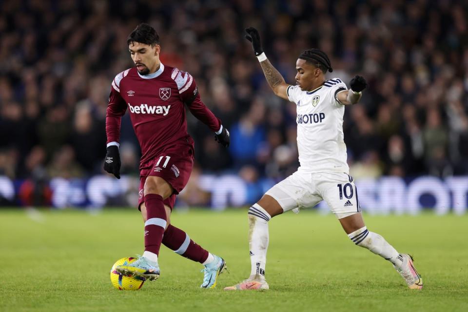 Lucas Paqueta has failed to impress most of the season for West Ham United (Getty Images)