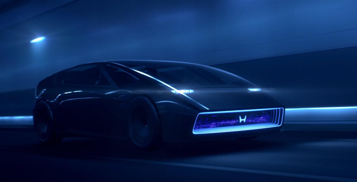 Honda showed its Saloon electric concept car at the 2024 CES show in Las Vegas.