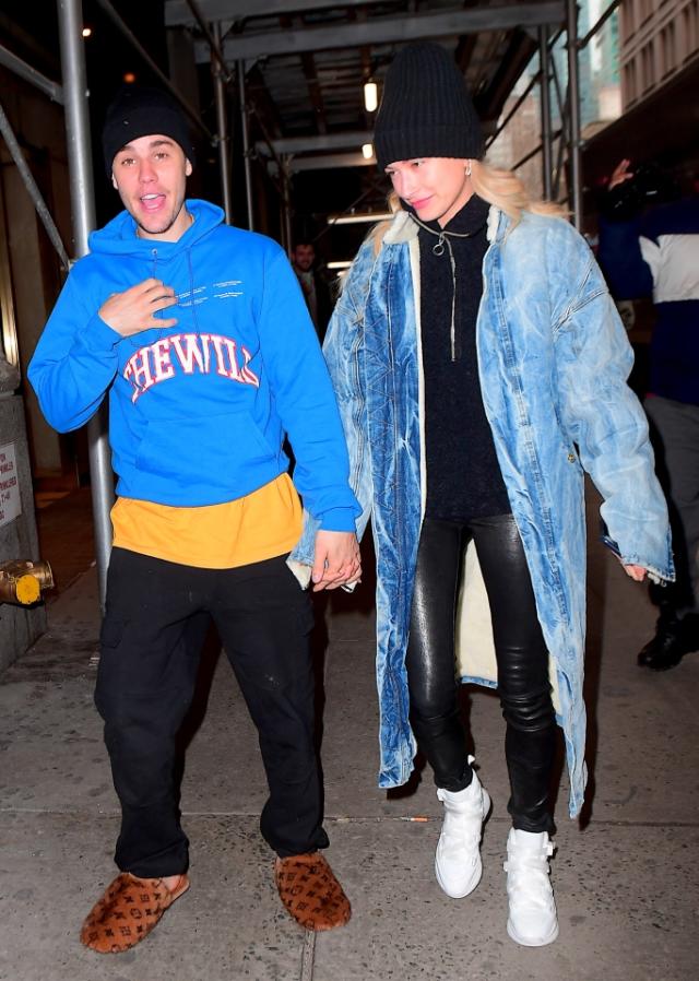 Why Is Justin Bieber Wearing Hotel Slippers Out?