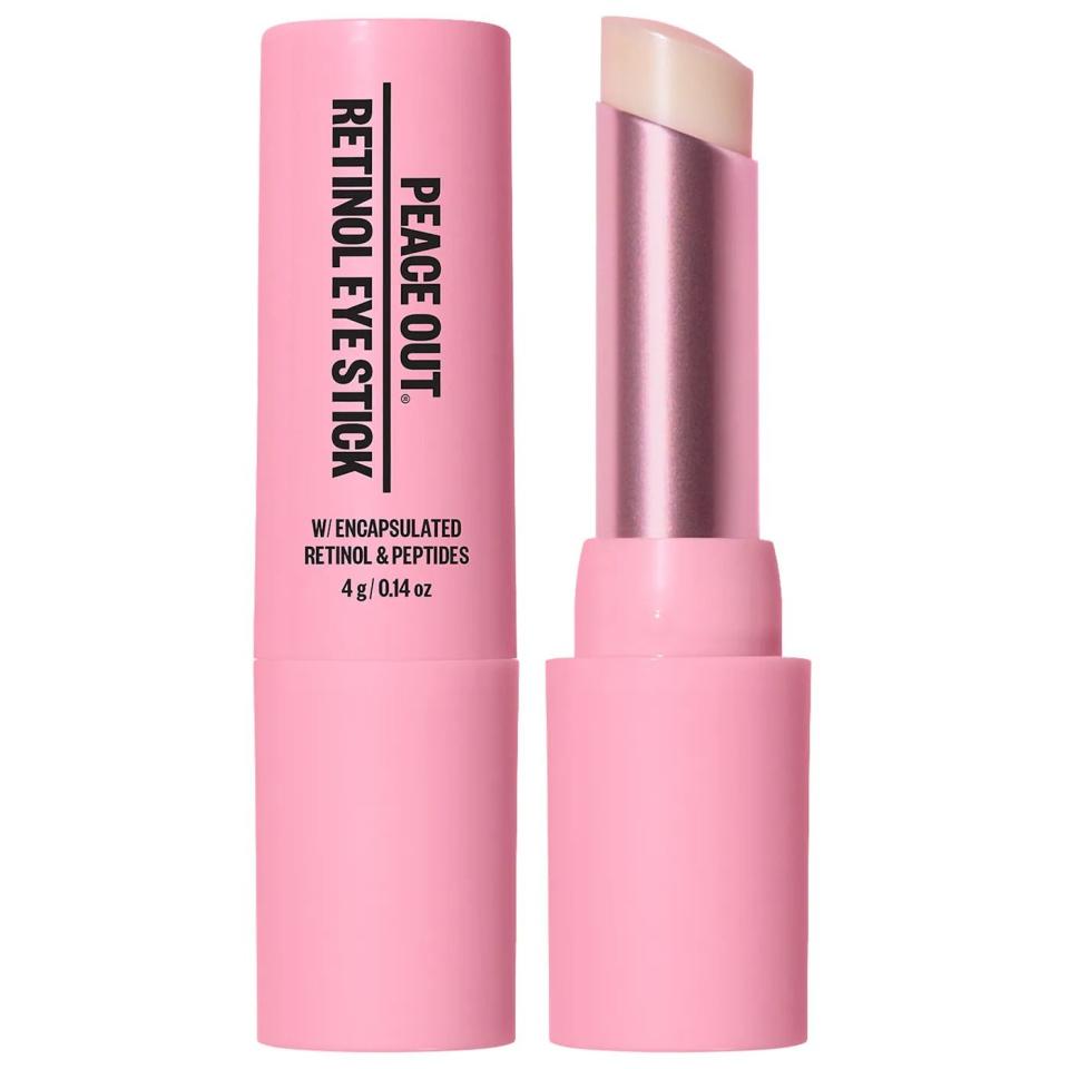 <p><a href="https://go.redirectingat.com?id=74968X1596630&url=https%3A%2F%2Fwww.sephora.com%2Fproduct%2Fpeace-out-retinol-eye-stick-P467038&sref=https%3A%2F%2Fwww.harpersbazaar.com%2Fbeauty%2Fskin-care%2Fg45805854%2Fbest-drugstore-retinol-creams%2F" rel="nofollow noopener" target="_blank" data-ylk="slk:Shop Now;elm:context_link;itc:0;sec:content-canvas" class="link ">Shop Now</a></p><p>Retinol Eye Stick</p><p>sephora.com</p><p>$28.00</p>