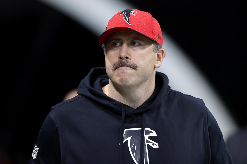 ATLANTA, GEORGIA – Falcons head coach Arthur Smith (Photo by Todd Kirkland/Getty Images)