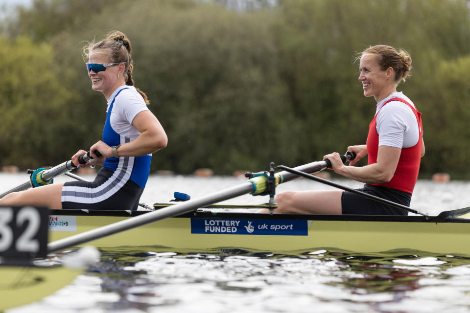 Glover partnered Heather Stanning to two Olympis golds  but joined forces with Rebecca Shorten in the national trials