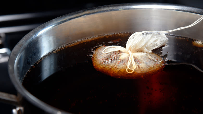 Tea bag steeping