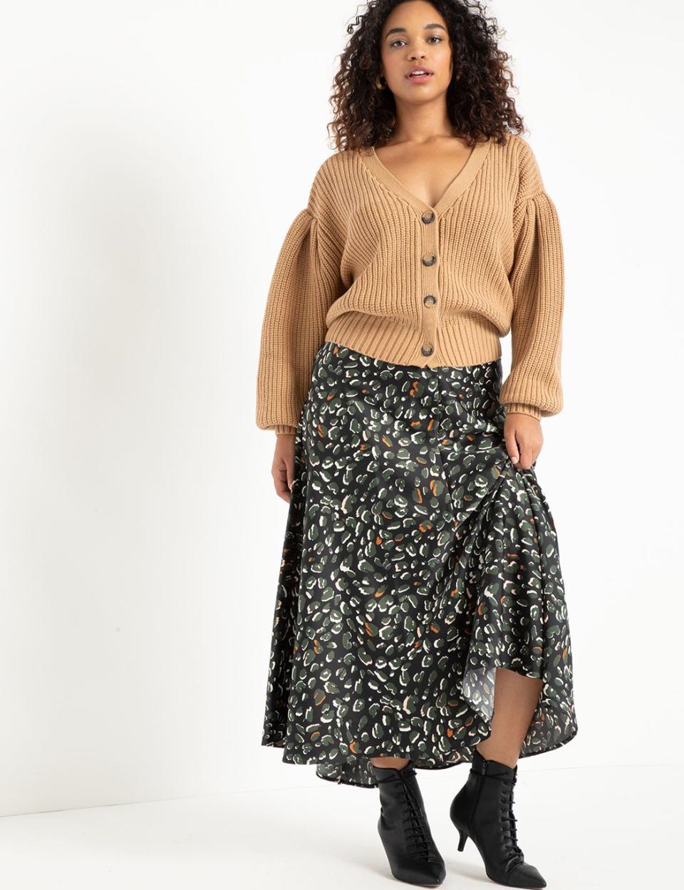 2) Flowy Maxi Skirt