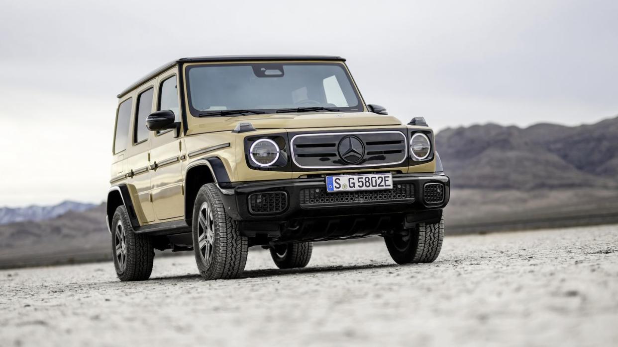 mercedes benz g 580 with eq technology press images