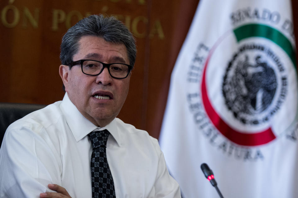 Ricardo Monreal, coordinador del grupo parlamentario de Morena en el Senado. Foto: Cuartoscuro