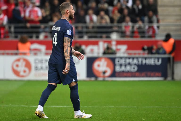 Sergio Ramos y su presente en el PSG, con el desconsuelo de la selección