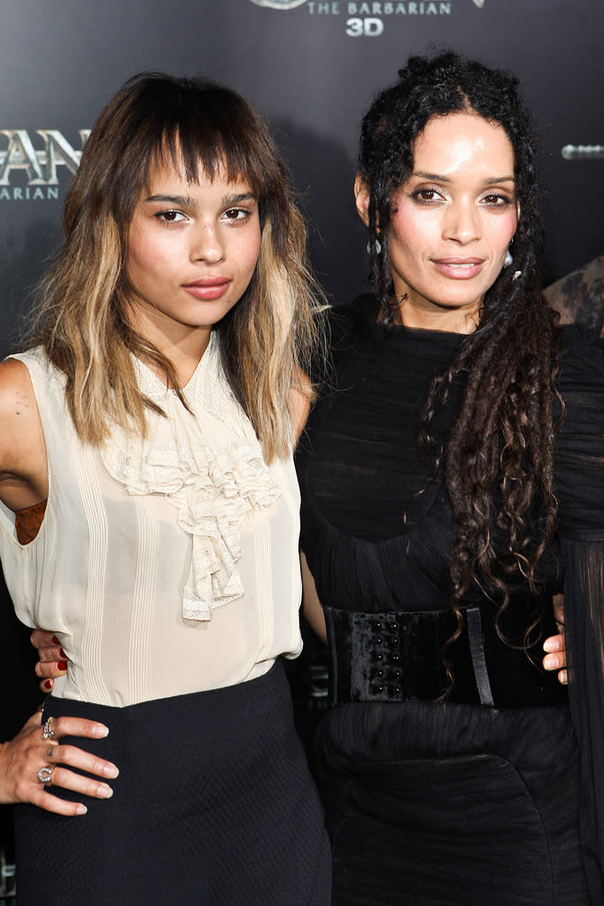 Conan the Barbarian 2011 LA Premiere Zoe Kravtiz Lisa Bonet