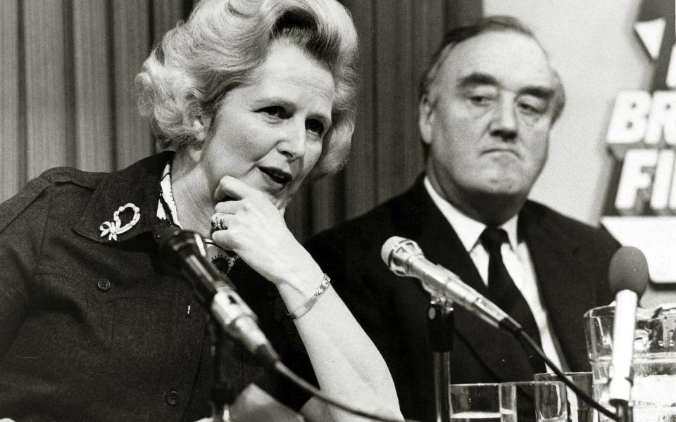 William Whitelaw with Margaret Thatcher in 1974 - Popperfoto 