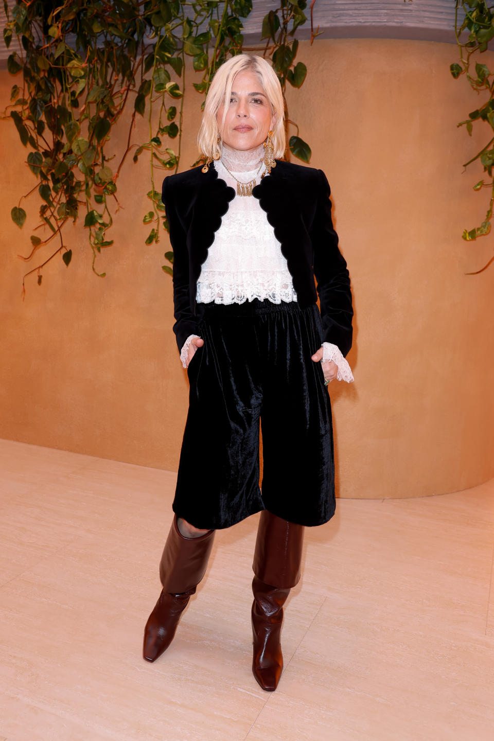 Selma Blair at Chloé RTW Spring-Summer 2025 as part of Paris Fashion Week on Sept. 26. (Photo by Aitor Rosas Sune/WWD via Getty Images)