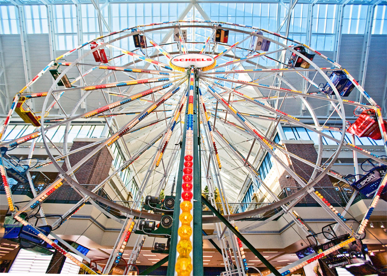 A 14-year-old boy with autism fell from a 65-foot Ferris wheel inside Scheels, a sporting goods store, in Sandy, Utah. (Photo: Scheels.com)