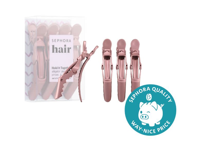 These clips hold hair without leaving crimp marks so you can style, dry or color. Find them for $10 at <a href="https://fave.co/2UkPczN" target="_blank" rel="noopener noreferrer">Sephora</a>.