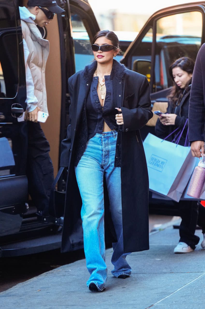 NEW YORK, NEW YORK - NOVEMBER 08: Kylie Jenner is seen on November 08, 2022 in New York City. (Photo by Gotham/GC Image)