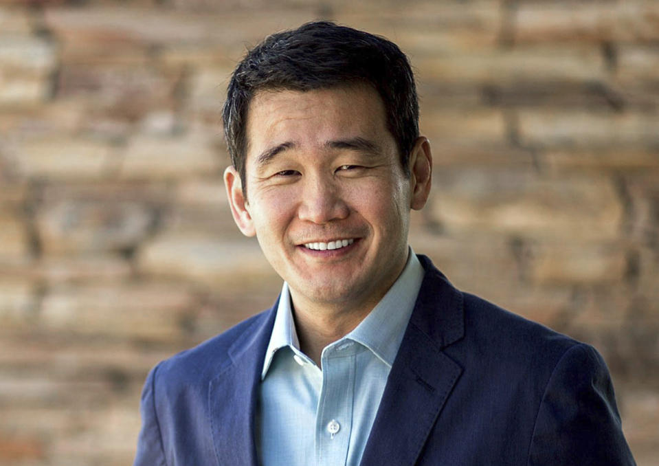 This undated photo provided by David Min shows the then-candidate for the House of Representatives in California in the June 2018 California primary. The FBI has launched investigations after two Southern California Democratic House candidates were targeted by computer hackers. Laptops used by senior staffers for then-candidate Min in Orange County's 45th Congressional District were found infected with malware in March 2018. A law enforcement official tells The Associated Press the FBI also is investigating a cyberattack on Hans Keirstead, who was a candidate in the 48th District. In both cases, it wasn't clear who was responsible. (Min For Congress via AP)