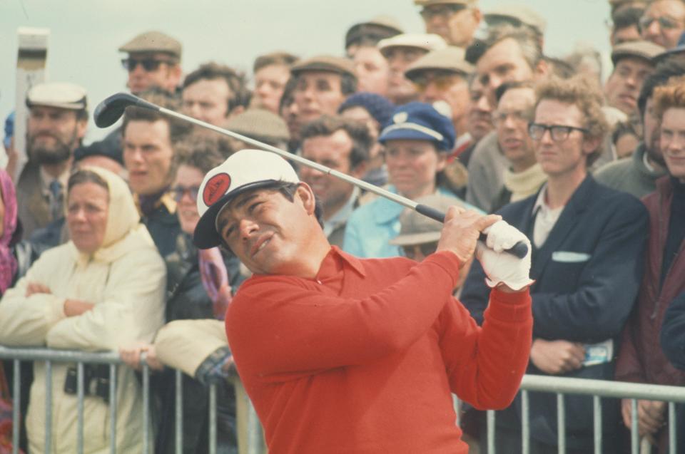 Lee Trevino at the Open in St Andrews in 1970. (Getty Images)