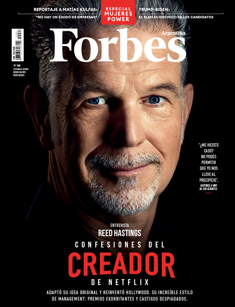 El CEO de Netflix, portada de Forbes