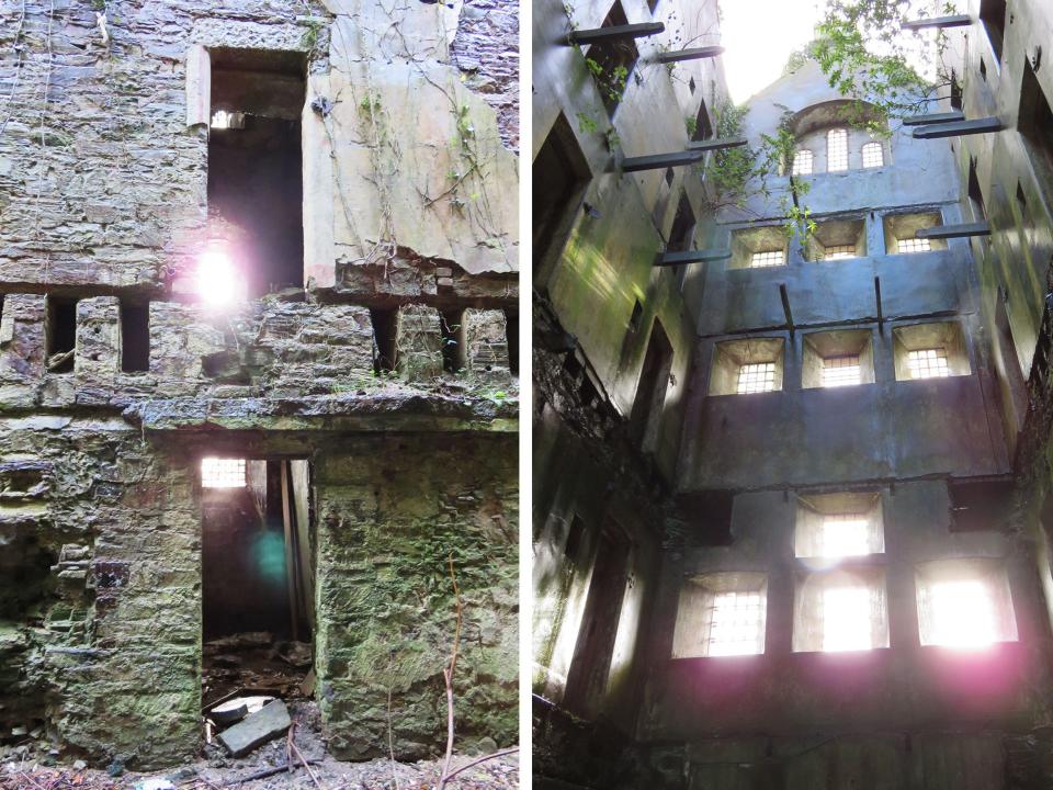 Abandoned Light Diptych - Bodmin Jail Hotel Ruins
