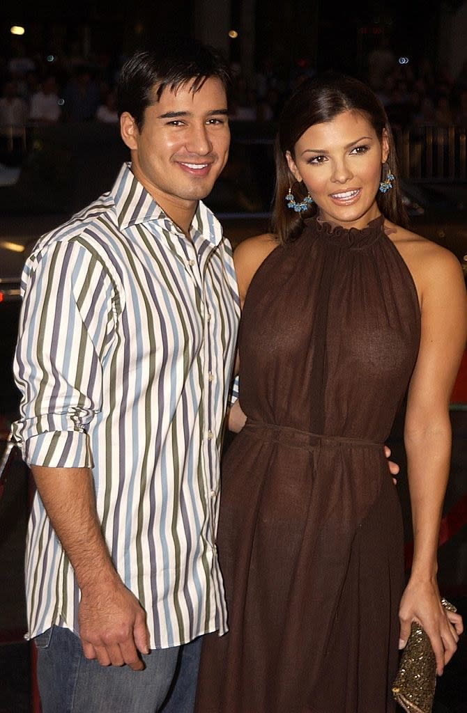 Mario Lopez and Ali Landry