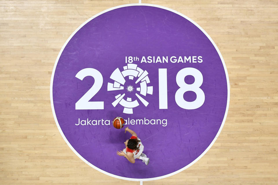 Four members of the Japanese men’s national basketball team were sent home from the Asian Games this week after allegedly paying women in Indonesia for sex. (Getty Images)