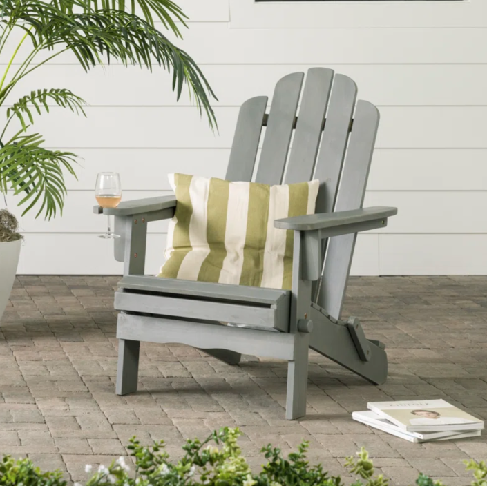 Birch Lane Imane Solid Wood Adirondack Chair (Photo via Wayfair)