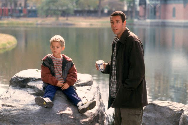<p>Columbia Pictures/courtesy Everett Collection</p> (Left to right:) Cole/Dylan Sprouse and Adam Sandler in "Big Daddy"