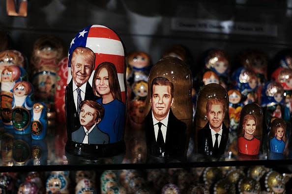 Just what you always wanted... a Trump family Russian doll set: Getty Images