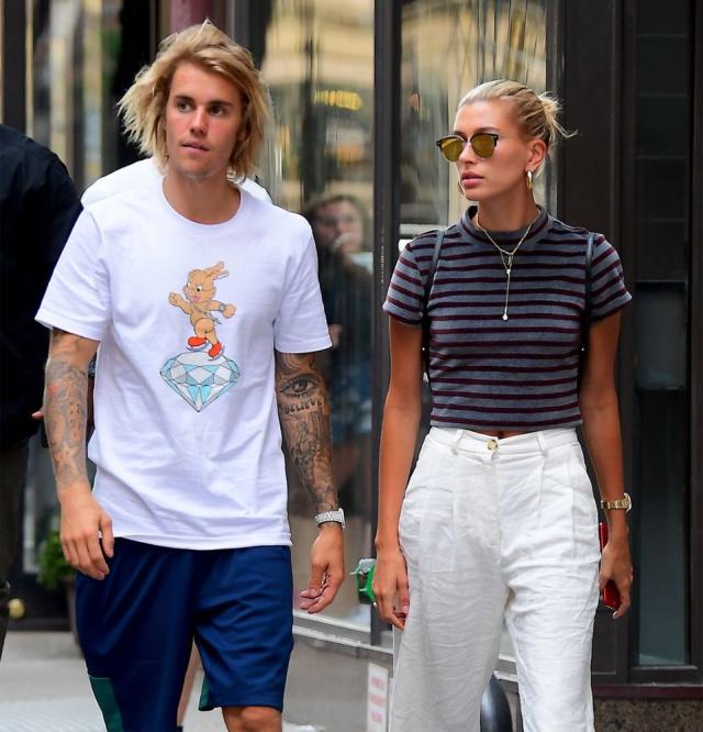 Justin Bieber and Hailey Baldwin catch up over lunch