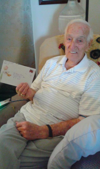 Gerard, 92, has been overjoyed by the response from his daughter’s social media post. Source: Supplied