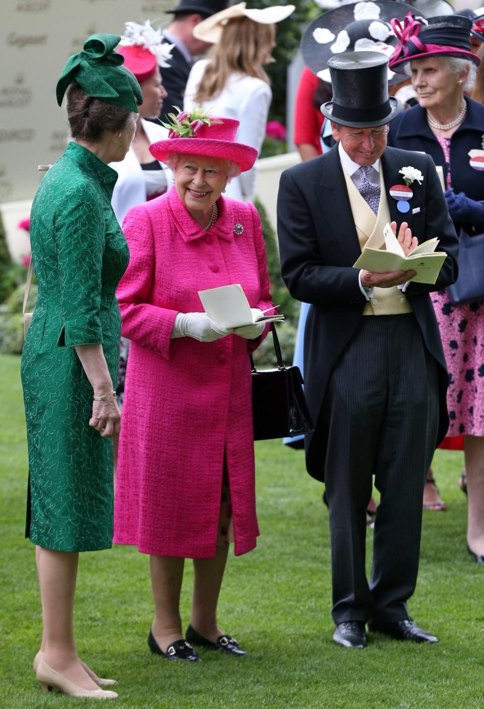 The Queen and Princess Anne