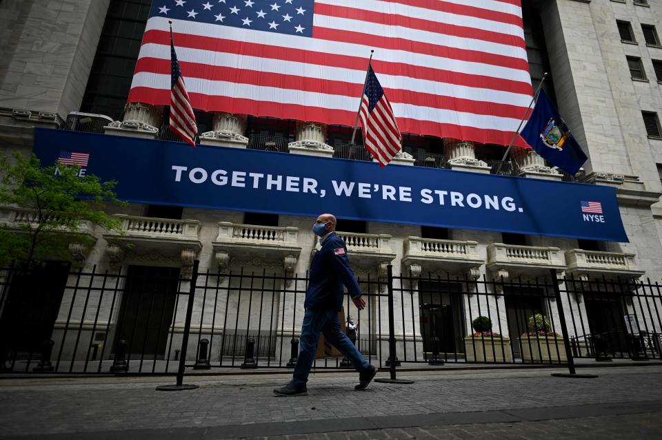 The New York Stock Exchange resumed trading on its phyiscal floor on May 26 for the first time since late March. Wall Street stocks surged early Tuesday on optimism about coronavirus vaccines, as well as an economic rebound. Analysts pointed to announcements by a number of companies pursuing vaccines for coronavirus, including Merck, which said it would acquire privately-held vaccine company Themis and disclosed new research ventures with other companies.