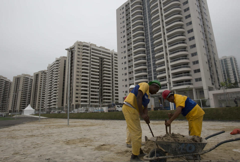 Rio Olympics Workers