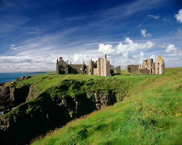 Slains Castle, Aberdeen, Scotland<p>Camerique/ClassicStock/Getty Images</p>