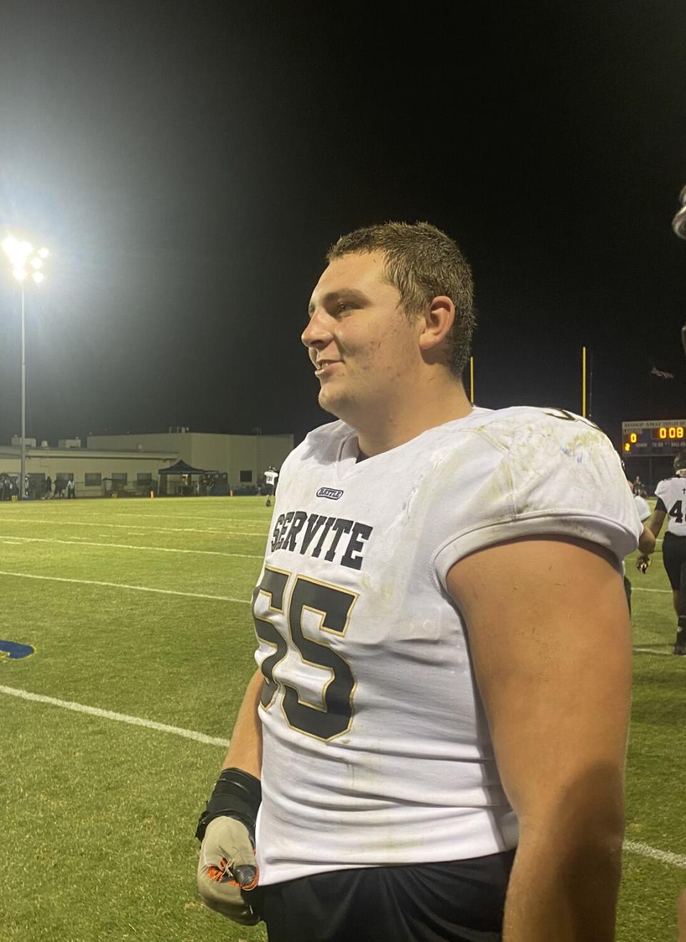 Servite's Mason Graham has 10 sacks.