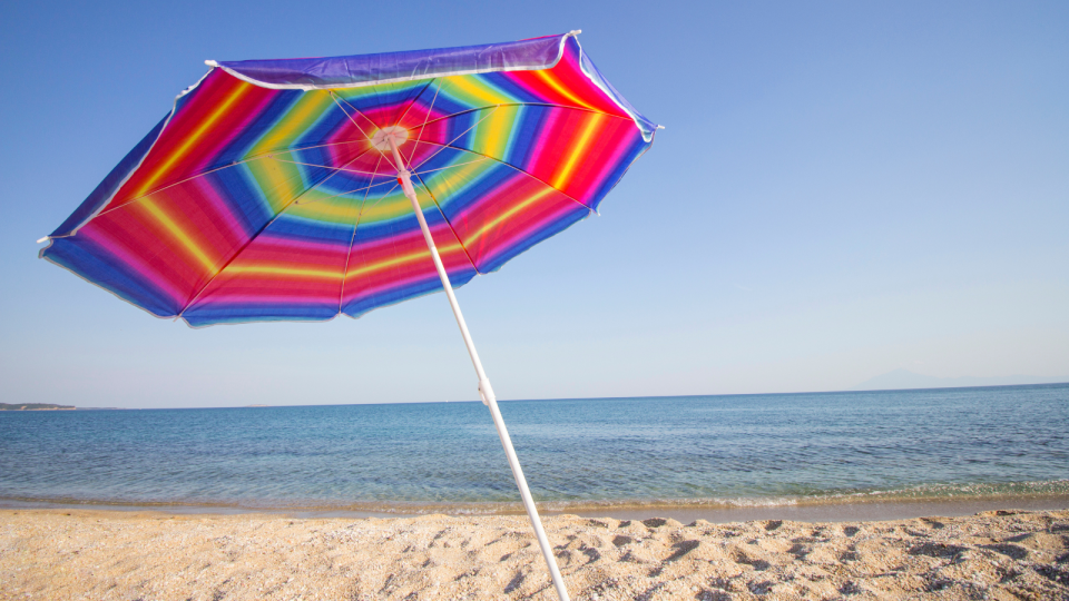 Enjoy the beach while protecting yourself and your family from harmful sun rays.