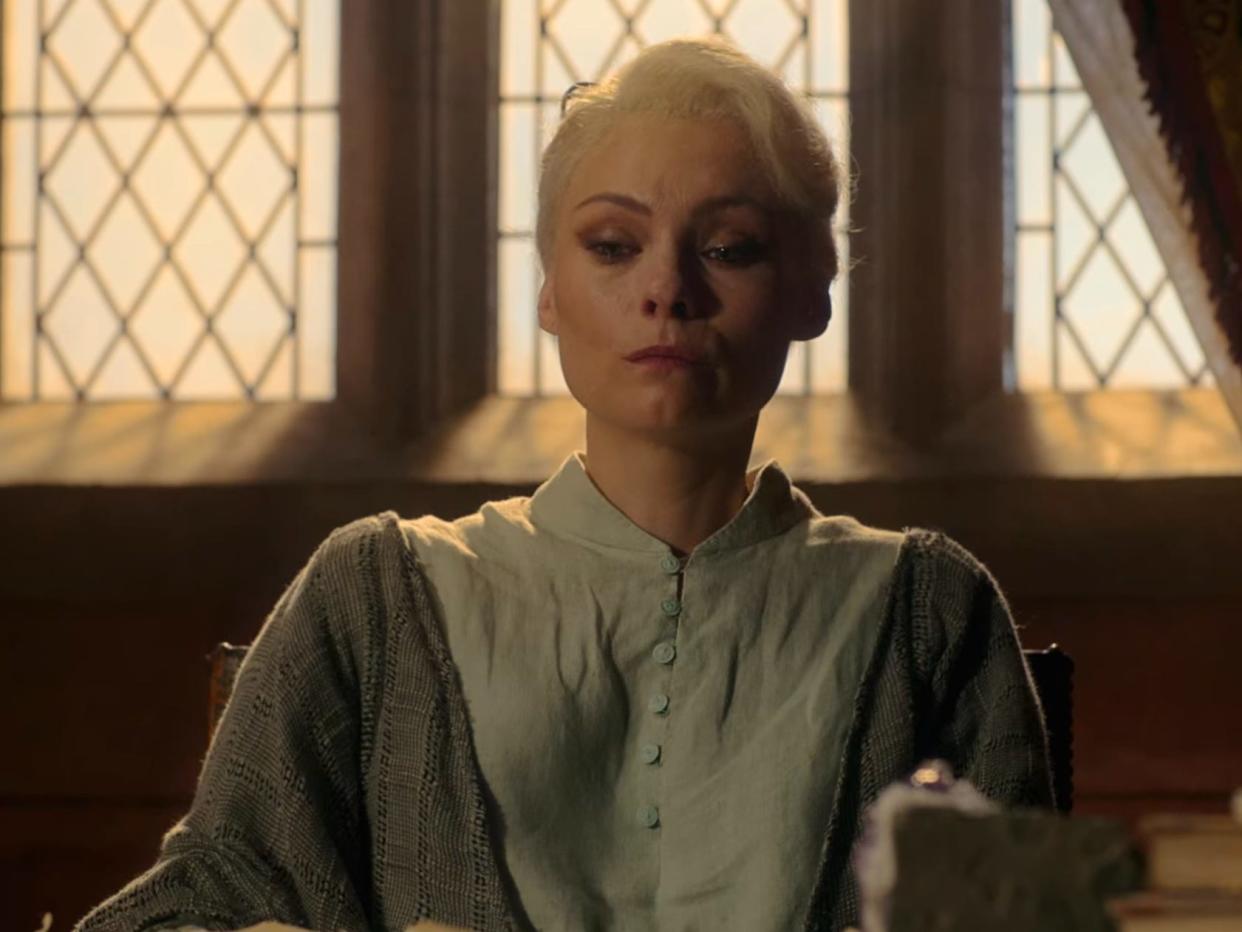 MyAnna Buring as Tissaia in "The Witcher" season three finale.
